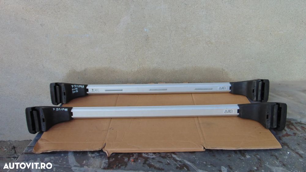 Set bari transversale portbagaj BMW Seria 2,3 F31/F45  an 2013 cod 82712350124 - 5