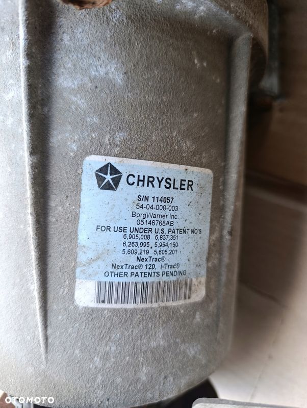 FIAT FREEMONT 2.0 JTD MOST DYFER DYFERENCJAŁ TYŁ TYLNY 05146768AB - 3