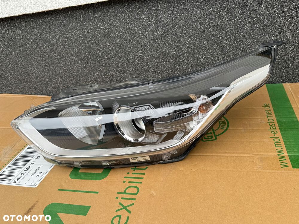 kia ceed iii przed lift 17-21 lampa lewa zwykla + led demontaz orygina - 5