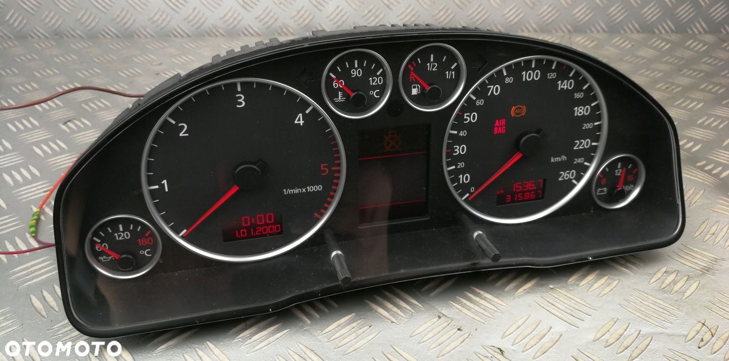 4B0920933M licznik zegary wyświetlacz pełen fis AUDI A6 C5 2,5 TDI EUROPA - 1