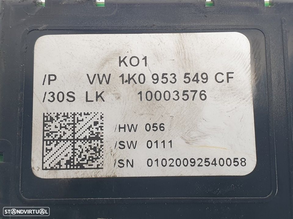 MODULO ELECTRONICO VOLKSWAGEN GOLF VI 2010 -1K0953549CF - 2