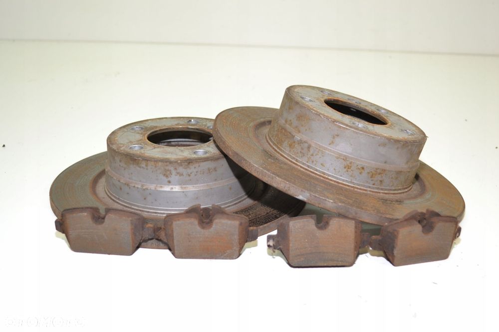 BMW E87 E90 TARCZE HAMULCOWE TYŁ KLOCKI KOMPLET ZESTAW 296MM - 2