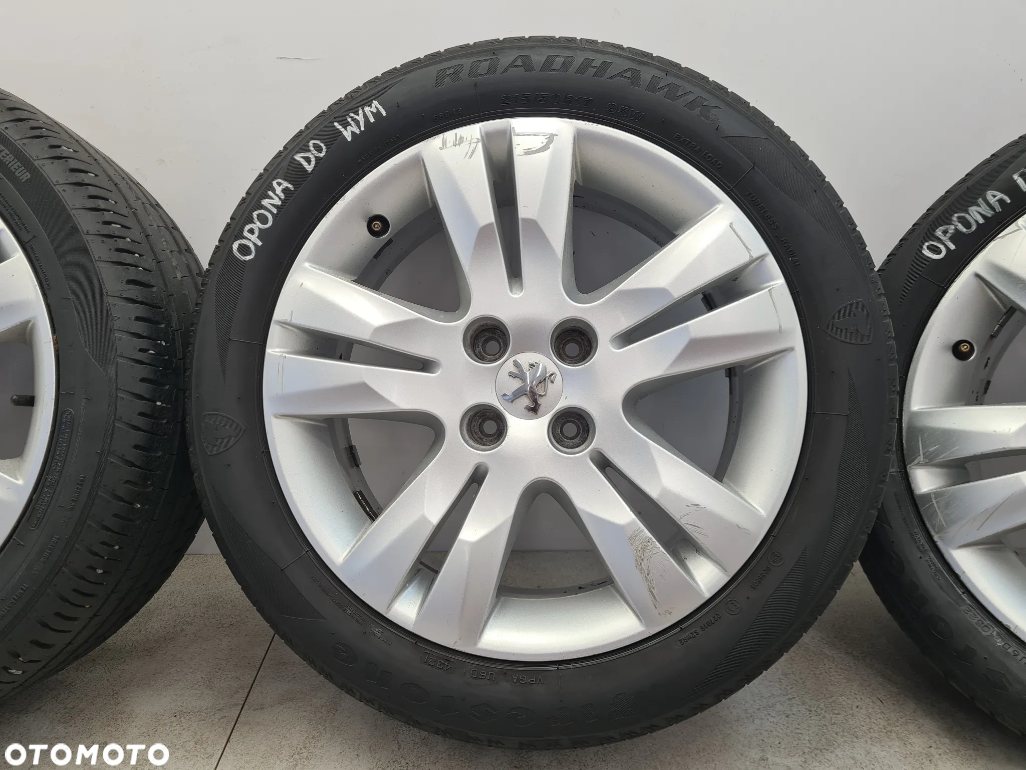 peugeot 3008 i koła felgi aluminiowe 215/50 17 9675498677 - 17