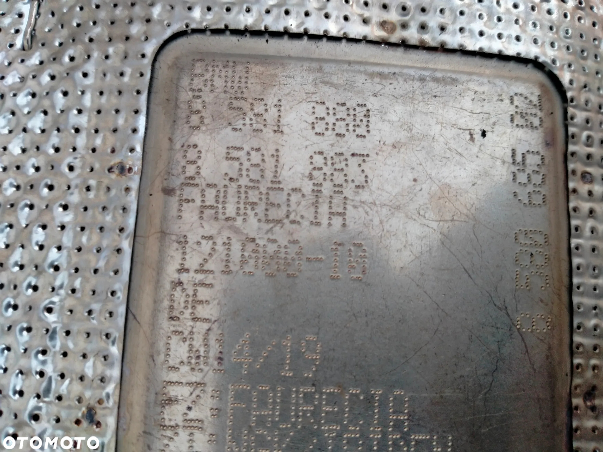 BMW 5 G30 G31 G32 3.0D / Filtr DPF Katalizator / 8581880 / 8581883 / CZUJNIK / SONDA / ORYGINAŁ - 2