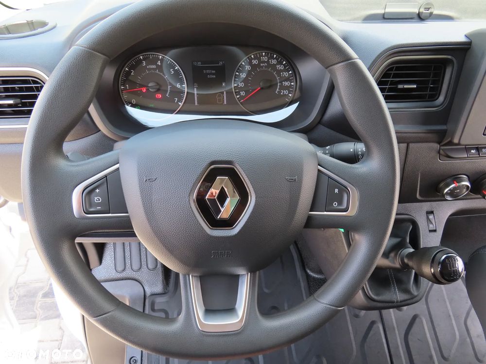 Renault Master 2.3 dCi 163 Km WZMACNIANY Plandeka 10 Euro Palet, Skrzynia 4870 mm Długa, 2550 Wysokość, MOŻLIWA FIRANA Stan Jak NOWY Gotowy Dostępny POLECAM - 39