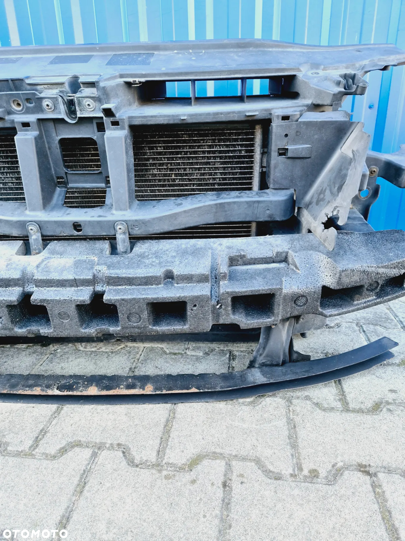 KOMPLETNY PAS PRZEDNI CHŁODNICE + BELKA ZDERZAKA + WENTYLATORY VW PASSAT B6 2.0 TDI - 7