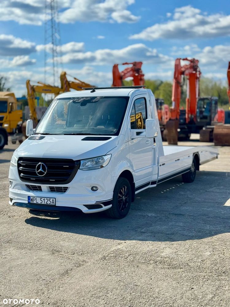 Mercedes-Benz Sprinter 317 Autolaweta najazd alu Hak 3500kg - 17
