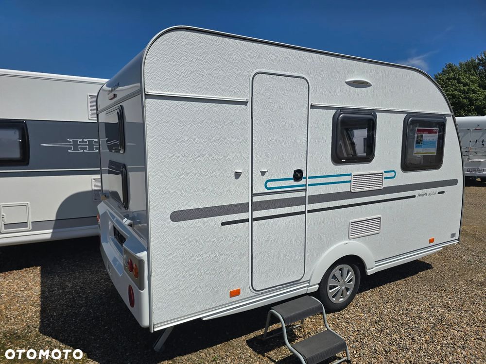 Adria lekka AVIVA 360 DK piętrus 4osoby 3m głęboki namiot przyczepa kempingowa camping hobby knaus fend adria - 1