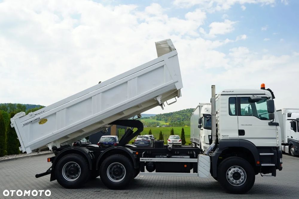 MAN TGA 33.350 / 6x4 / WYWROTKA / HYDROBURTA / MEILLER KIPPER / BORDMATIC / MANUAL / SPROWADZONY - 6