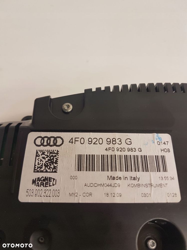 LICZNIK ZEGARY AUDI A6 C6 LIFT TDI 4F0920983G - 6