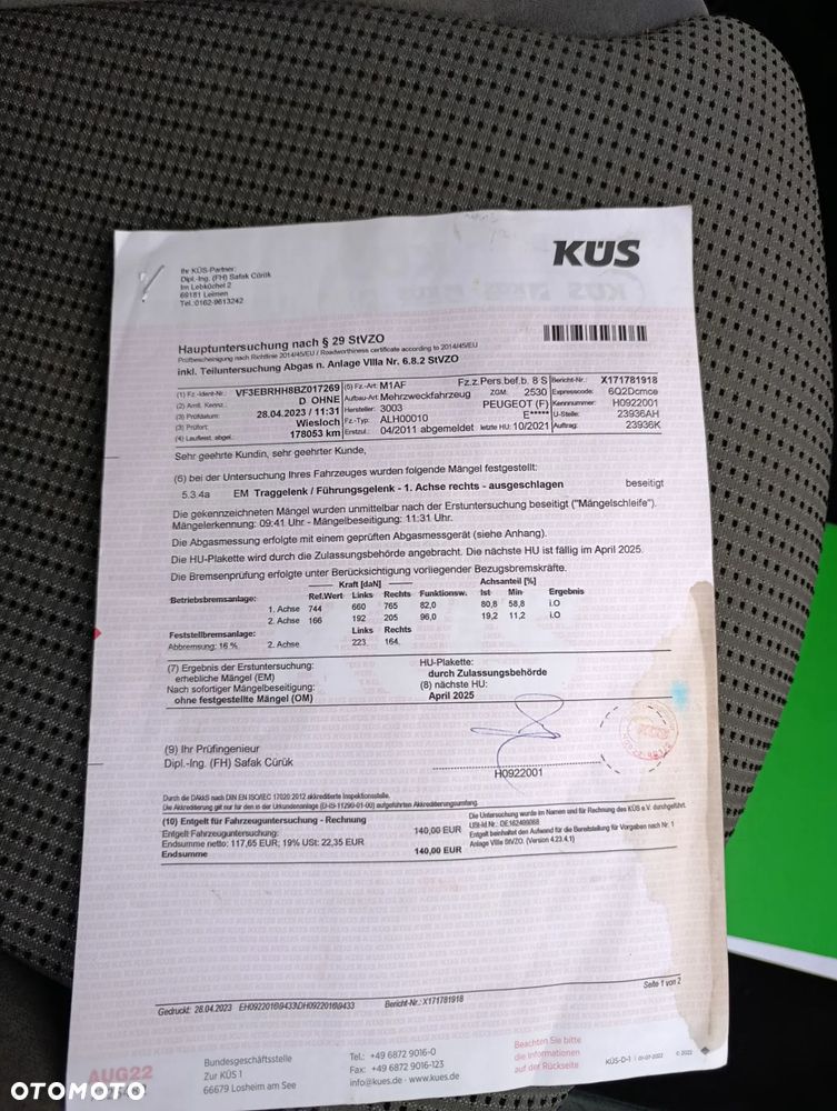 Peugeot 807 HDi 135 Family - 37