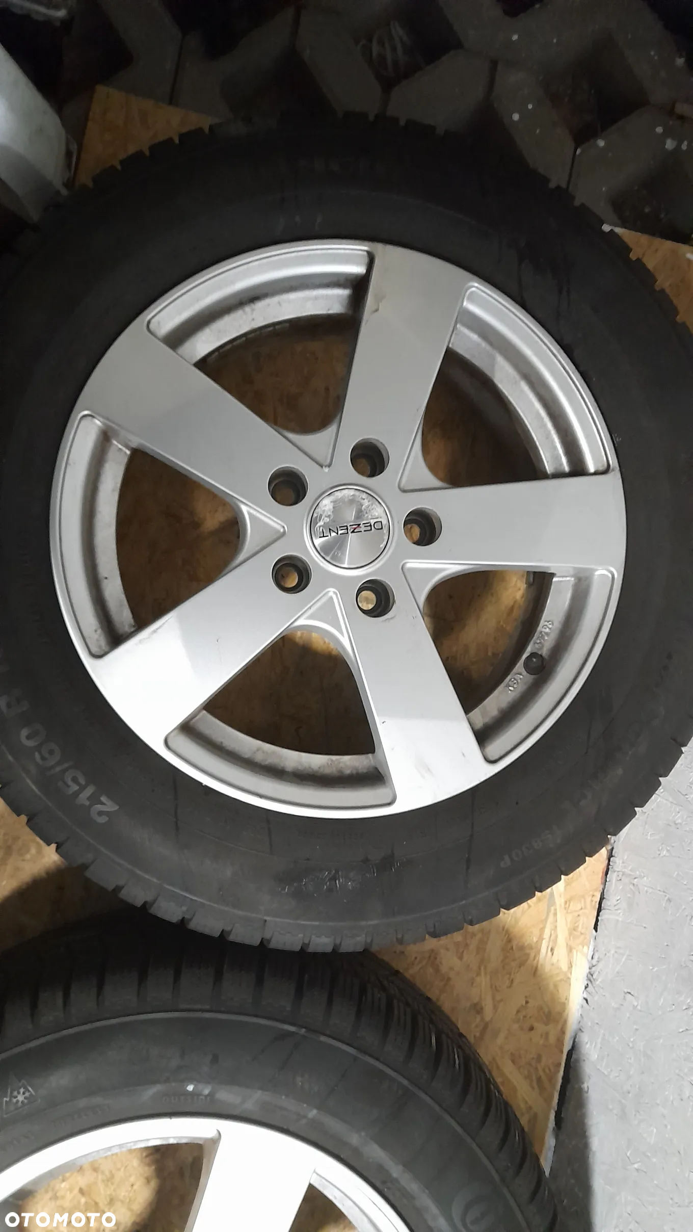 felgi dezent 6.5 16 et46 5x112 continental 215 60 16 2016r jak nowe - 2