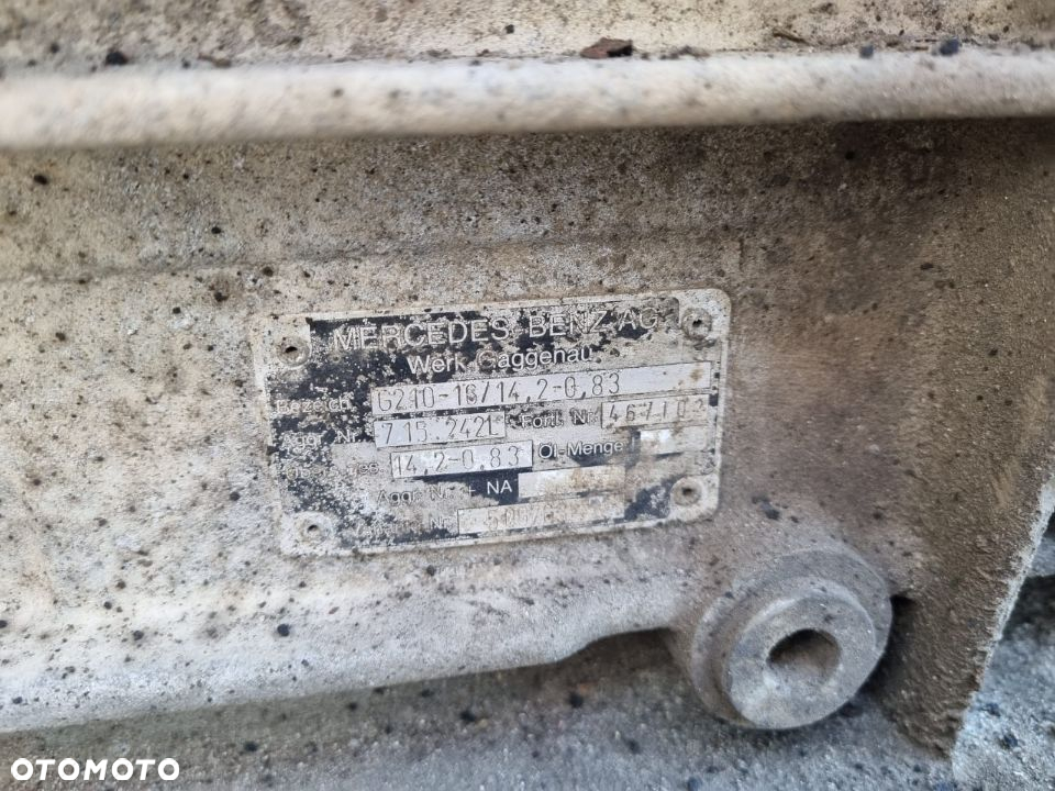 SKRZYNIA BIEGÓW MERCEDES G 210-16 - 2