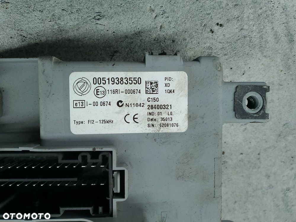 MODUŁ BSI FIAT DOBLO II 00519383550 116RI-000674 1.6 D MULTIJET - 4