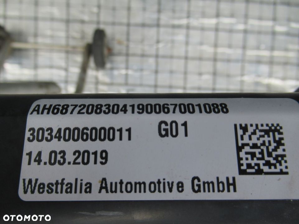 HAK HOLOWNICZY ELEKTRYCZNY BMW X3 G01 2017- - 19