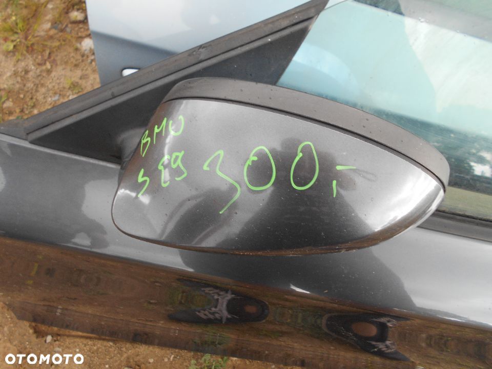 BMW 1 E81 E82 E87 E88 LUSTERKO ZEWNĘTRZNE NIEBIESKIE LEWE EUROPA FOTOCHROMATYCZNE 5 PIN - 1