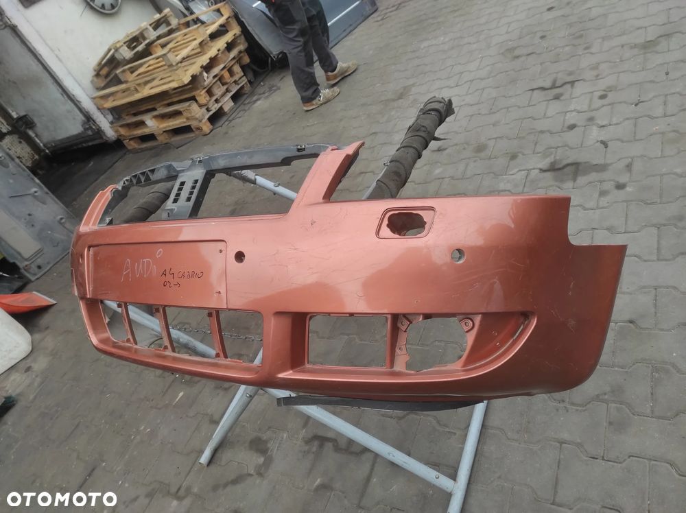 AUDI A4 S4 B6 CABRIO ZDERZAK PRZÓD PRZEDNI POMARAŃCZOWY SPRYSKI XENON PDC CZUJNIKI PRAKOWANIA WYSYŁKA !!! - 2