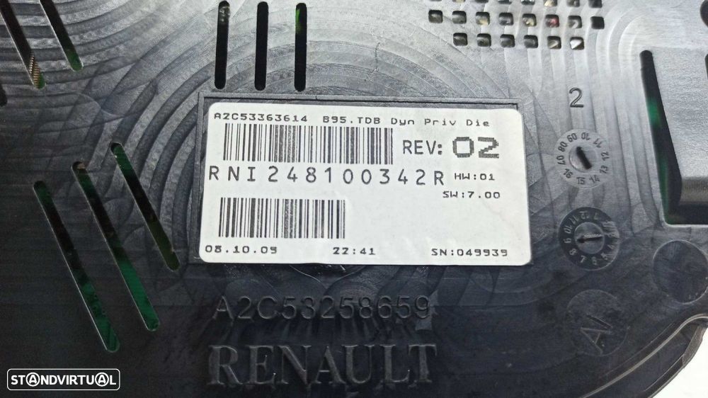 QUADRANTE RENAULT MEGANE III BERLINA 5 P DYNAMIQUE - 3