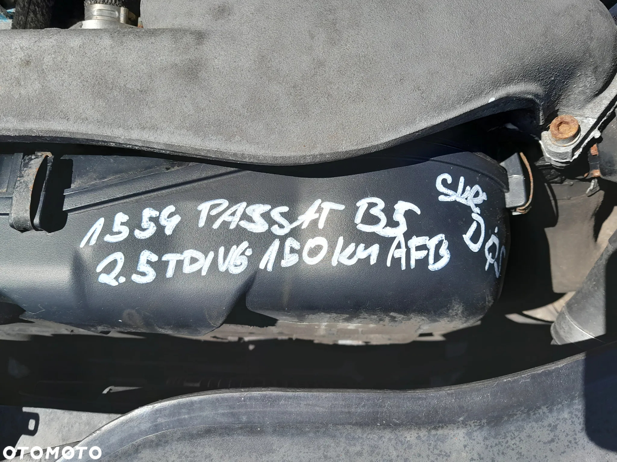 VW PASSAT B5 SILNIK 2.5 TDI V6 150KM DIESEL OZNACZENIE: AFB - 2