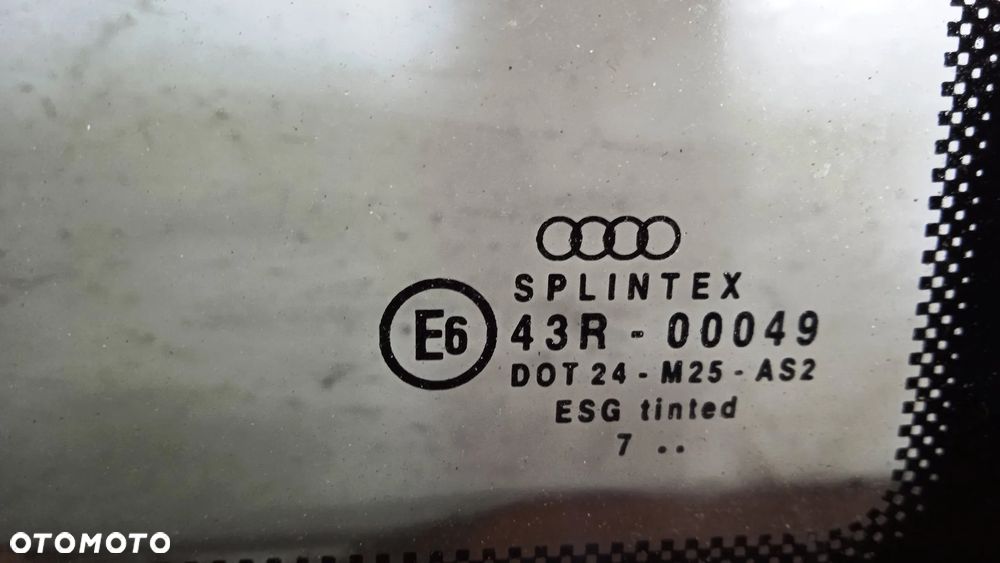 Szyba karoseryjna lewa prawa tył Audi A3 8L 3D - 3