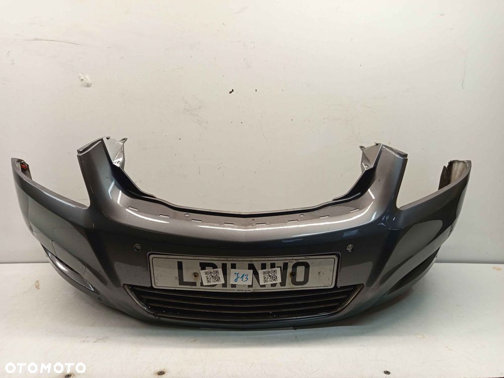 + ZDERZAK PRZÓD PRZEDNI OPEL ZAFIRA B II 2 LIFT FL Z177 SZARY GRAFITOWY PDC CZUJNIKI - 1