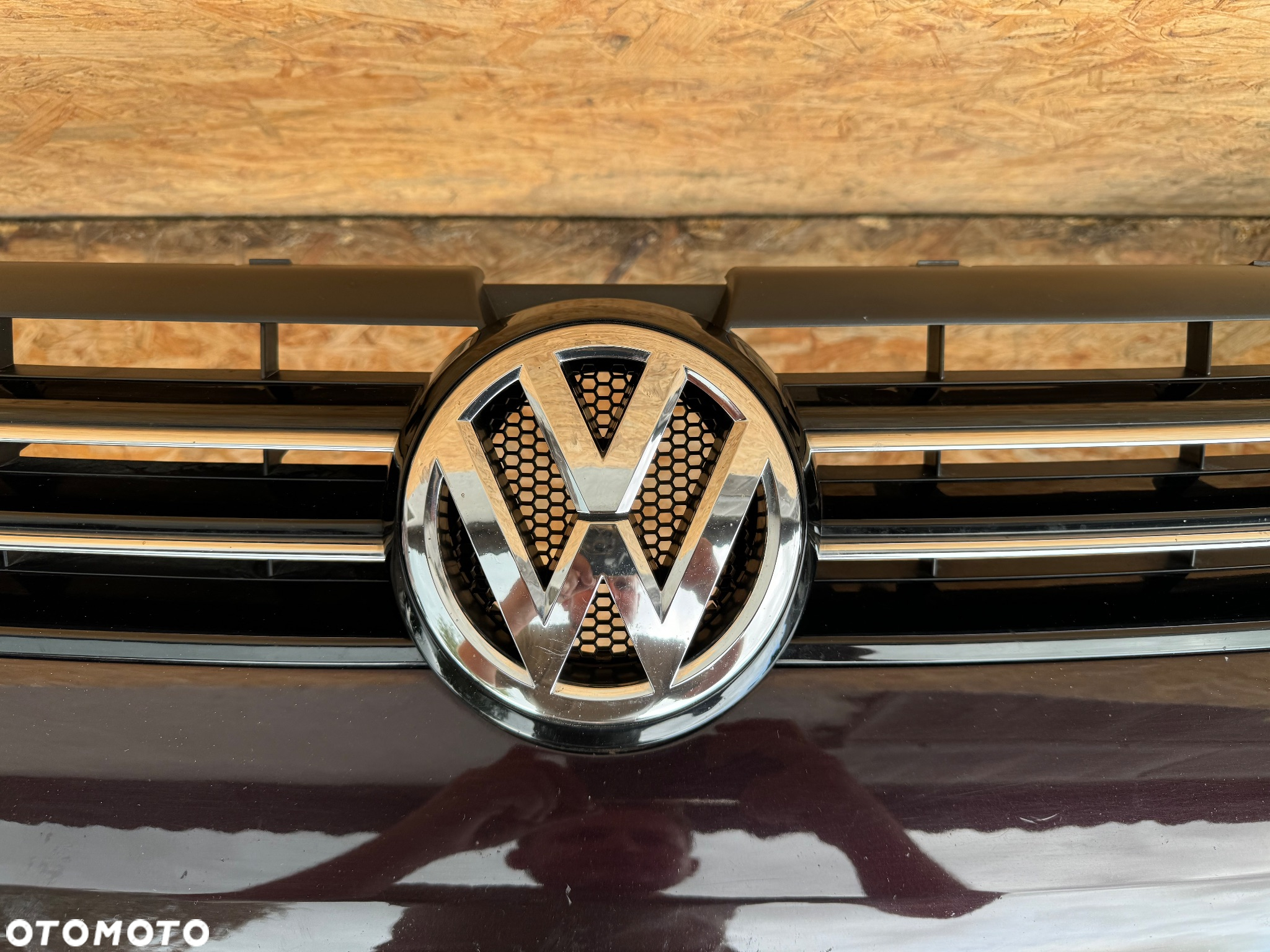 ZDERZAK PRZÓD PRZEDNI VOLKSWAGEN TOURAN II 2 1T0 10-15 CADDY SPRYSKI KRATKA GRILL 1T0807221M 1T0853653L ORYGINAŁ - 7