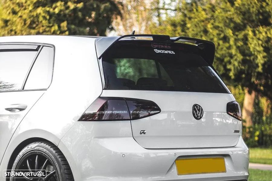 Aileron / lip / spoiler traseiro em plástico ABS para VW Golf 7 / 7.5 3D 5D hatchback 2012-2020 - 1