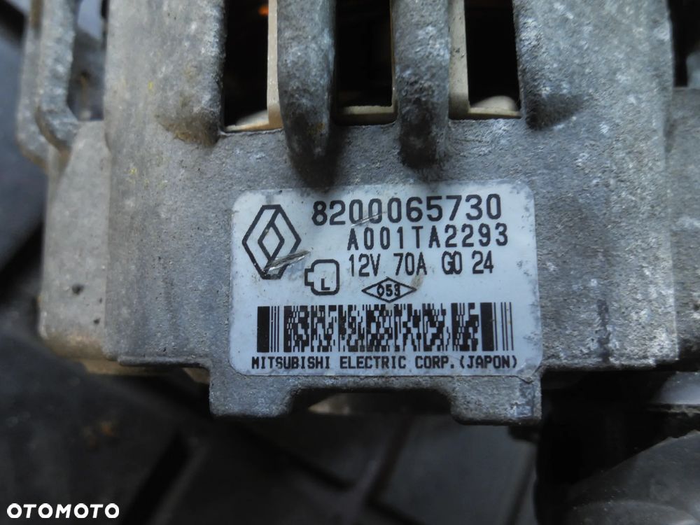 RENAULT KANGOO CLIO II 1.2 16V ALTERNATOR 70A MITSUBISHI ORYGINAŁ 8200065730 POSIADAM 4SZT - 15