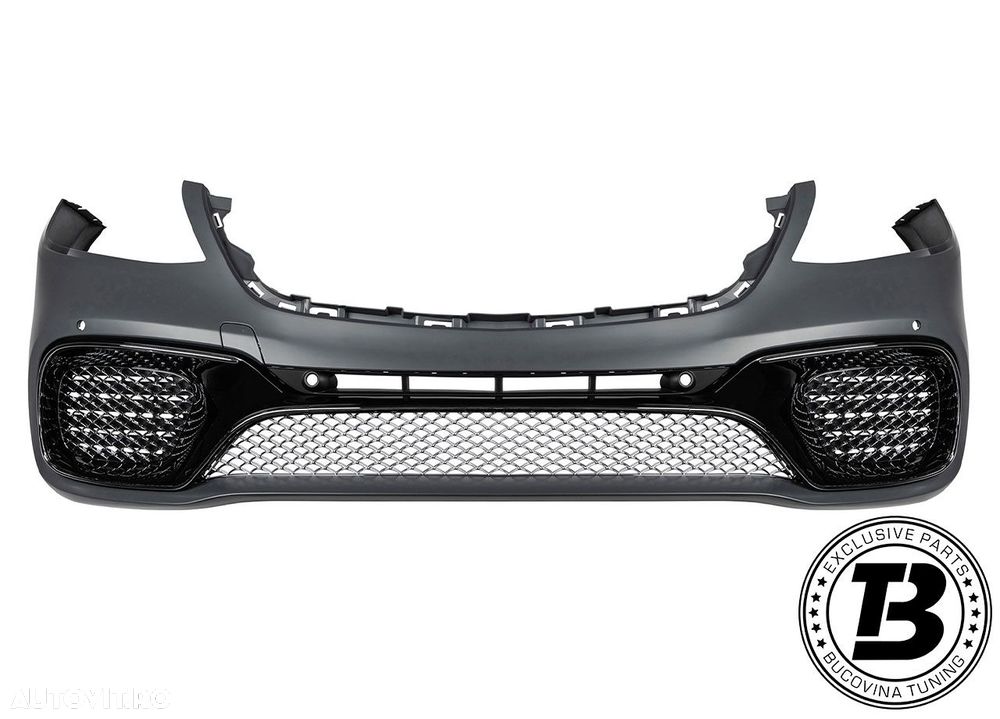Pachet Exterior compatibil cu Mercedes S Class W222 S63 Design - 2