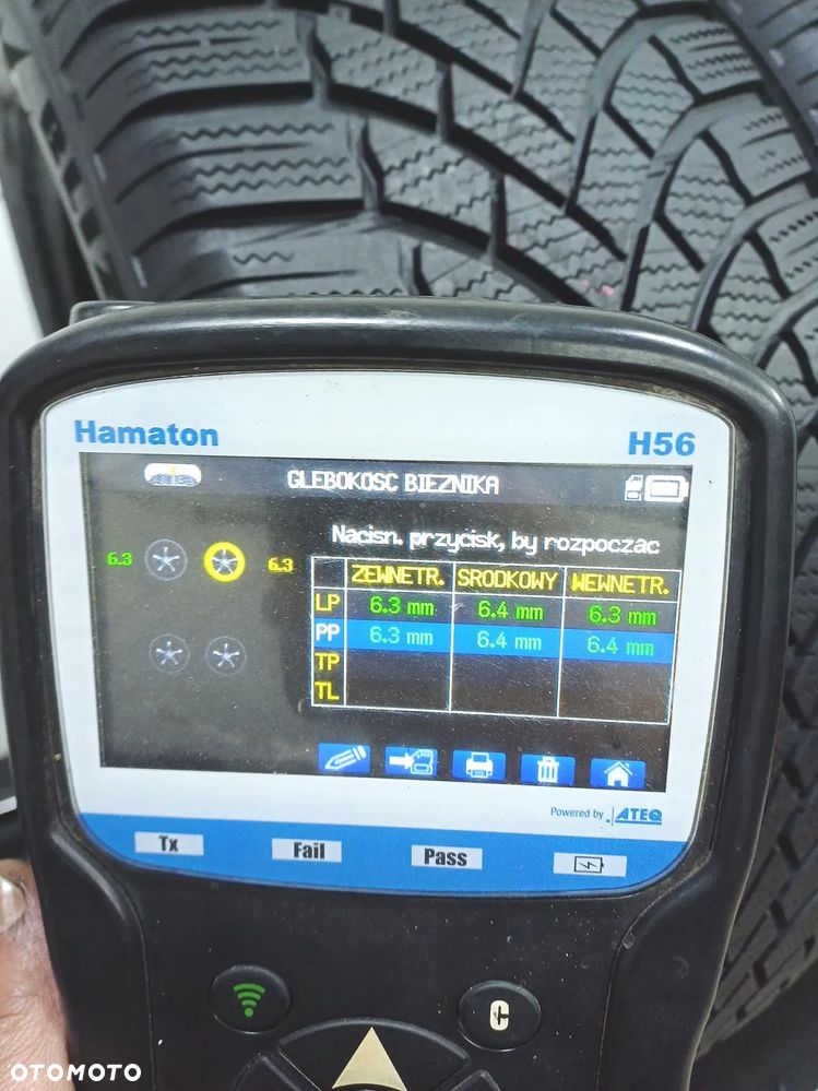 2x 235/55r18 bridgestone 2021 opony zimowe 6mm 52734 - 7