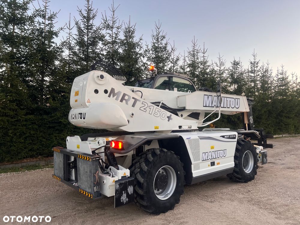 Manitou 2150 Mrt MANITOU ŁADOWARKA TELESKOPOWA Roto  widły kosz PILOT do sterowania  2016/17 1840 2540 2550 kolor od nowości biały Mercedes silnik manitou Roto Mrt 2150 - 14