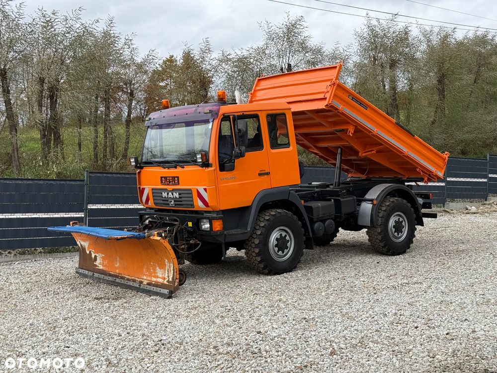 MAN * MAN 10-220 * Kiper Wywrotka Meiller * 4x4 * Zimowe Utrzymanie * Unimog * - 12