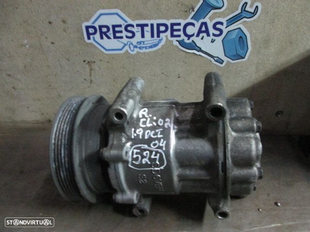 Compressor AC 8200315744 RENAULT CLIO 2 2004 1.9DCI RENAULT KANGOO 2005 1.5 DCI RENAULT KANGOO 2004 1.5DCI 80CV 4P BRANCO RENAULT KANGOO 2007 1.5DCI 70CV 4P CINZA DIESEL SANDEN - 1
