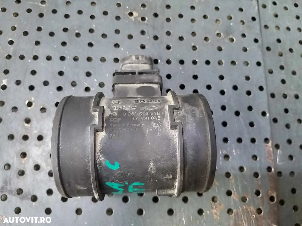 Debitmetru aer 1.9 cdti opel vectra c 0281002618 55350048 - 2