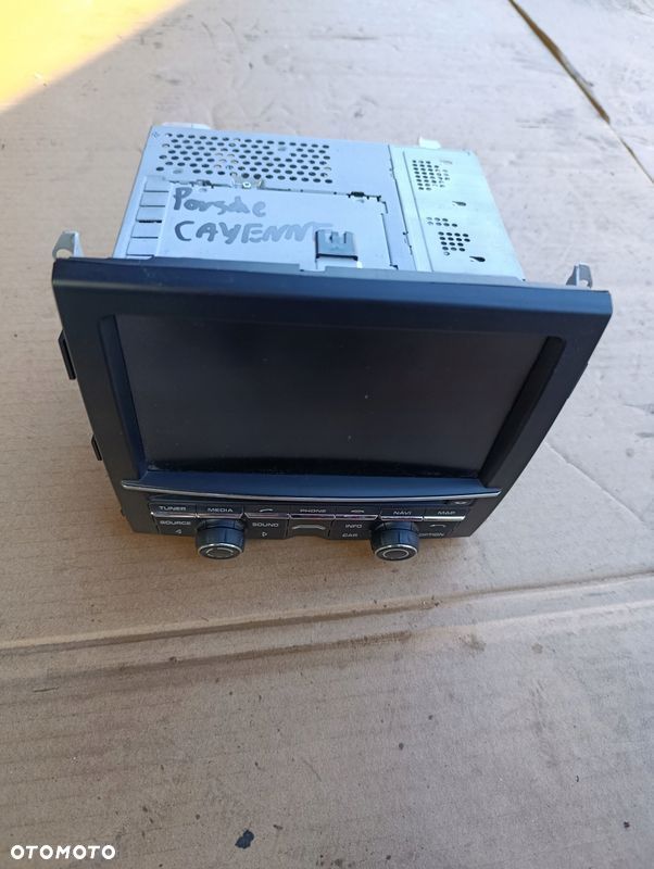 PORSCHE CAYENNE II 2 7P RADIO EKRAN WYŚWIETLACZ 7P5035884BM - 2