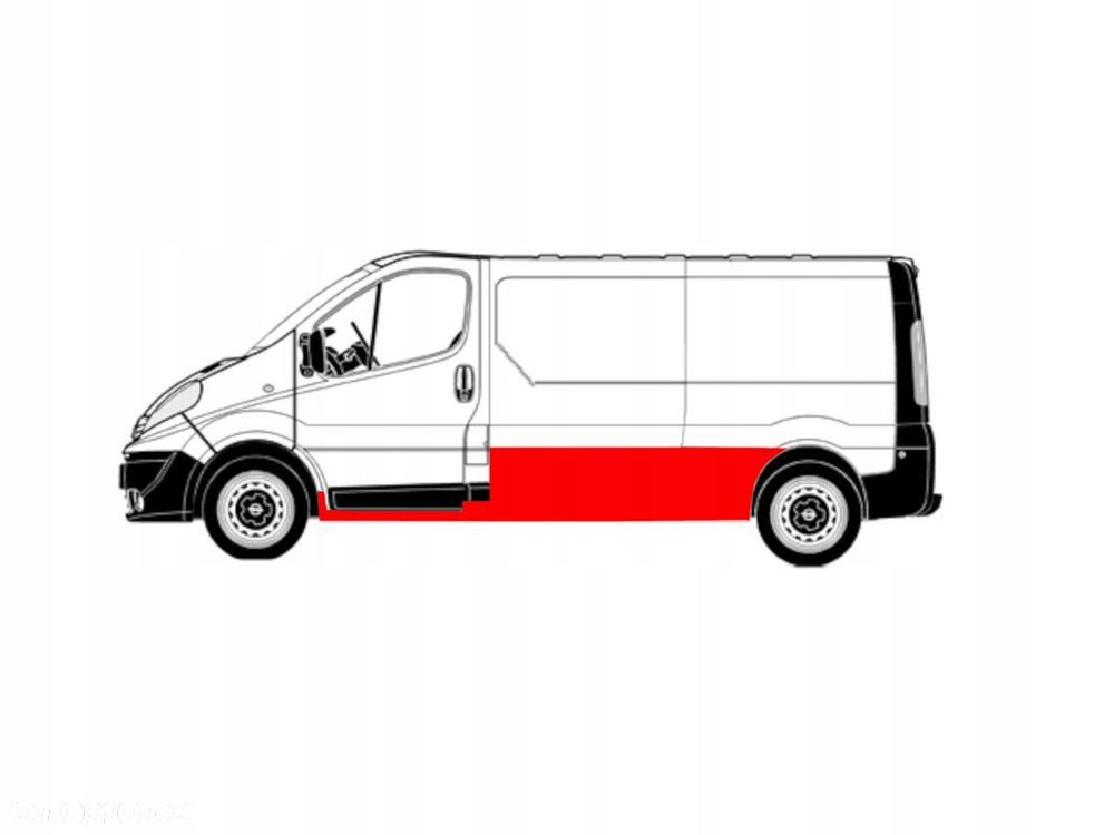 Próg / progi / reperaturki Renault Trafic 01 - 14 wersja długa ZESTAW ! - 2