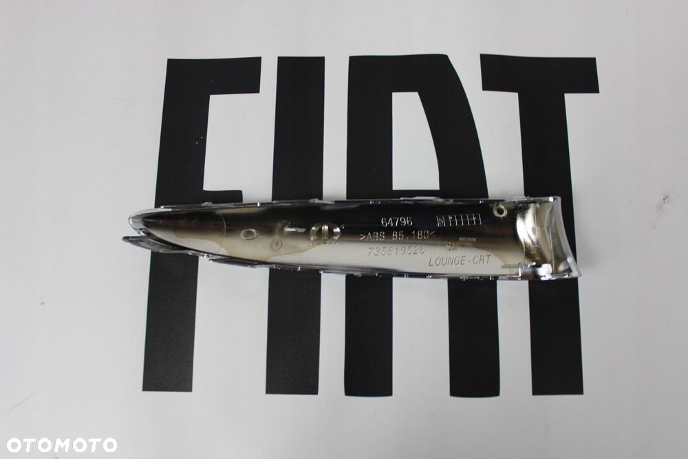 LEWA LISTWA PRZEDNIEGO ZDERZAKA FIAT 500 LIFT CHROM - 2