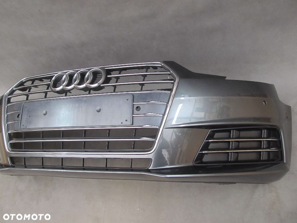 Zderzak przedni Audi A4 B9 15 - 19 Pdc-6 + Atrapa Lakier LZ7S - 9