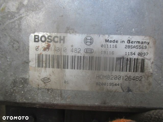LAGUNA II 2 KOMPUTER IMMO KARTA ZESTAW 1.9 DCI 0281010482 - 2