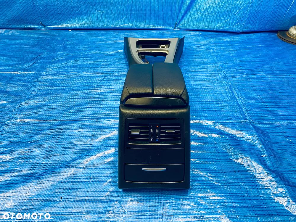 TUNEL ŚRODKOWY PODŁOKIETNIK SKÓRA KOMPLET BMW E90 E91 LIFT EUROPA ORYGINAŁ - 5