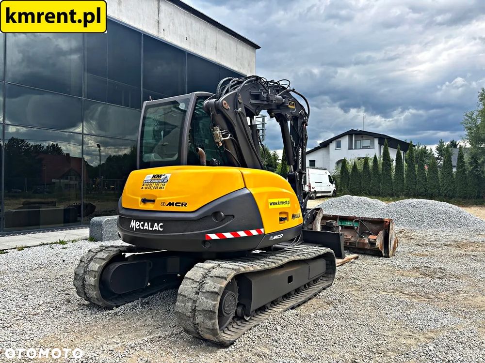 Mecalac 8 MCR MINI-KOPARKA 2012R. | MECALAC 6 MCR, JCB 8065 8080 8085 85 Z VOLVO ECR 88, CAT 308, 307 , BOBCAT 80 KOMATSU PC 88 - 31