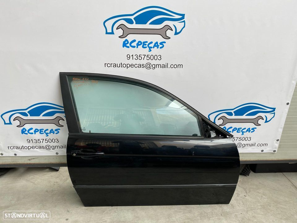 PORTA FRENTE FRONTAL DIREITA BMW SERIE 3 E46 COMPACT FECHO ELEVADOR MOTOR PUXADOR VIDRO - 4