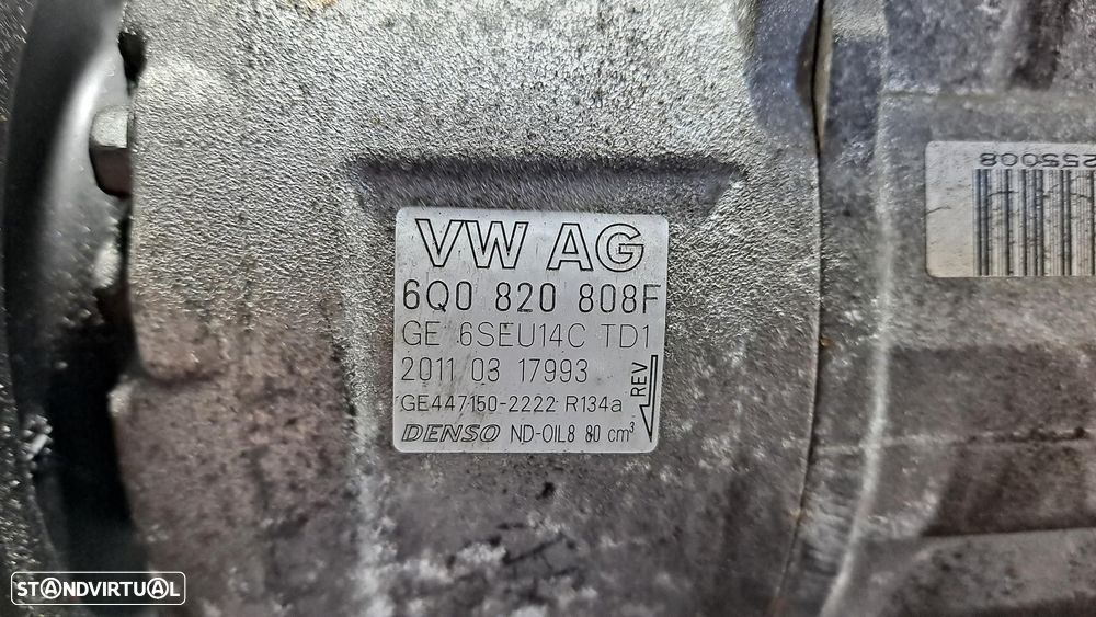 COMPRESSOR AR CONDICIONADO SEAT IBIZA IV 2011 - 1