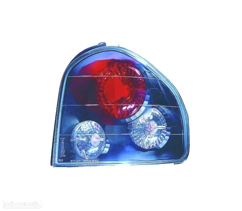 FAROLINS TRASEIROS HYUNDAI SANTA FE 00-06 PRETO - 2