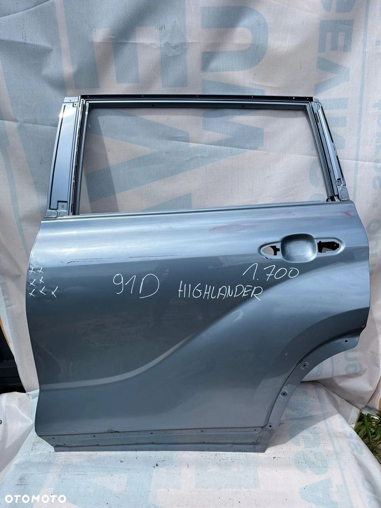Drzwi Toyota Highlander IV XU70 po 2019r. tył lewy - 1