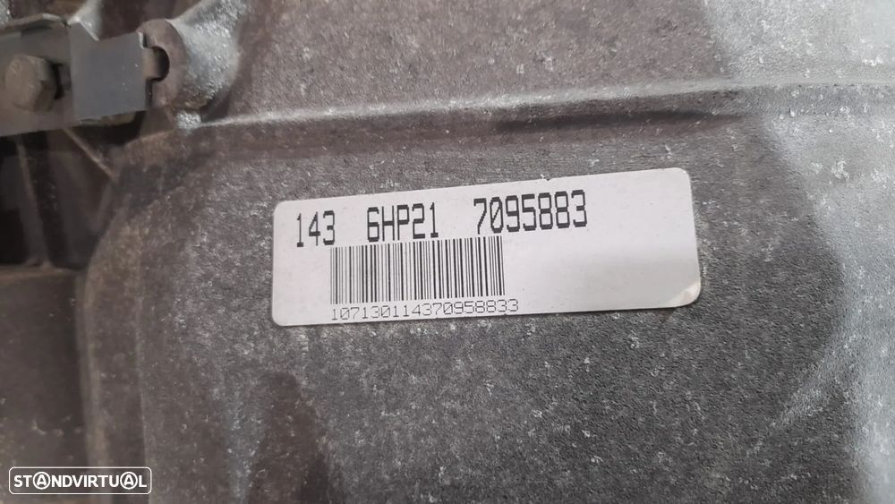 CAIXA VELOCIDADES AUTOMÁTICA BMW ZFS SERIE 1 E81 120i 2.0i 16V 170CV N43B20A 6HP21 WNM 072WNM 24007576180 7576180 GA6HP19Z-WNM GA6HP19Z E82 E87 E88 SERIE E90 E91 E92 COUPE E93 CABRIO - 7