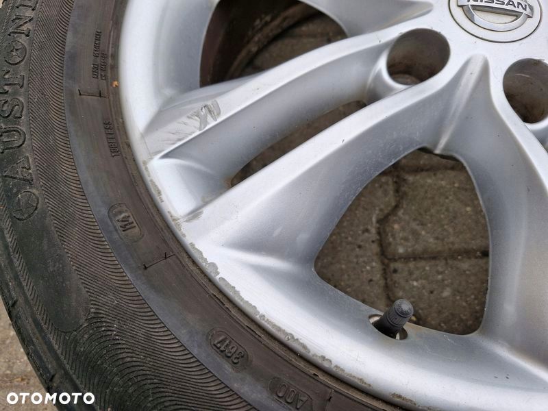 nissan qashqai i j10 felgi aluminiowe alufelgi 17 cali 6,5j et40 5x114.3 - 5