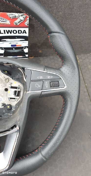 KIEROWNICA SKÓRA MULTIFUNKCJA 5F0419091M SEAT LEON III FR 5F - 17