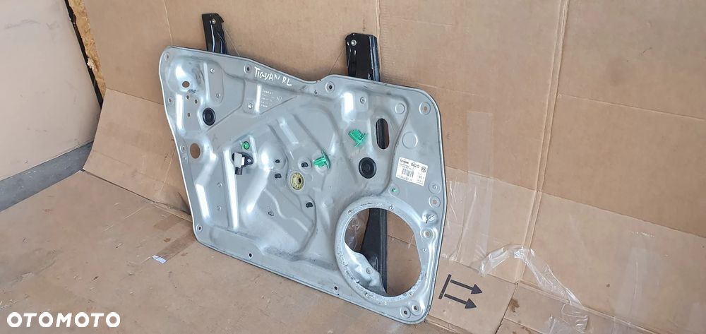 Mechanizm podnośnik szyby lewy przód przedni VW Tiguan I Lift 5N1837729G - 3