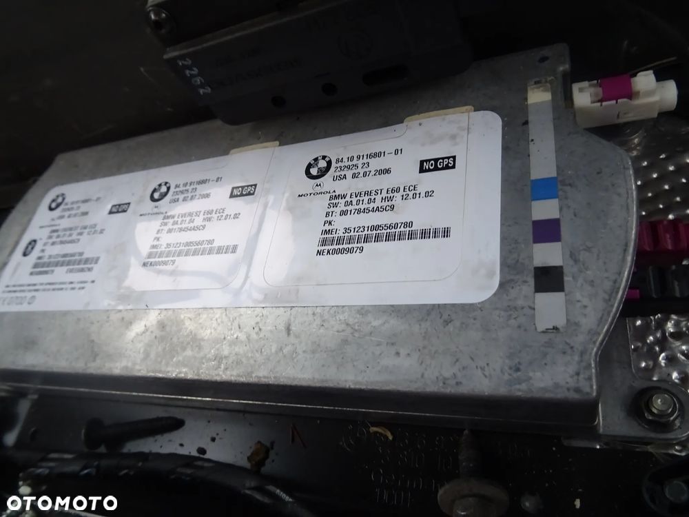 BMW E61 E60 MODUŁ TELEFONU STEROWNIK BLUETOOTH 9116801 - 2